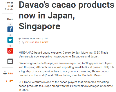 davao-philippines-cacao-started-exporting-to-japan-and-singapore