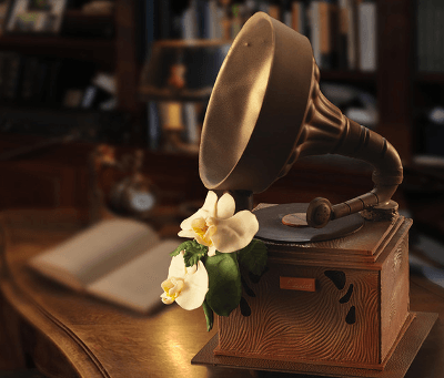 gramophone-made-of-chocolate