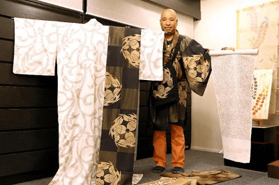 kimono-and-obi-dyed-fabric-in-chocolate